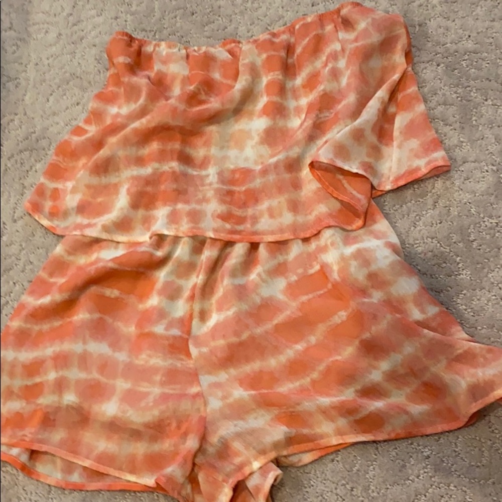 strapless romper size S